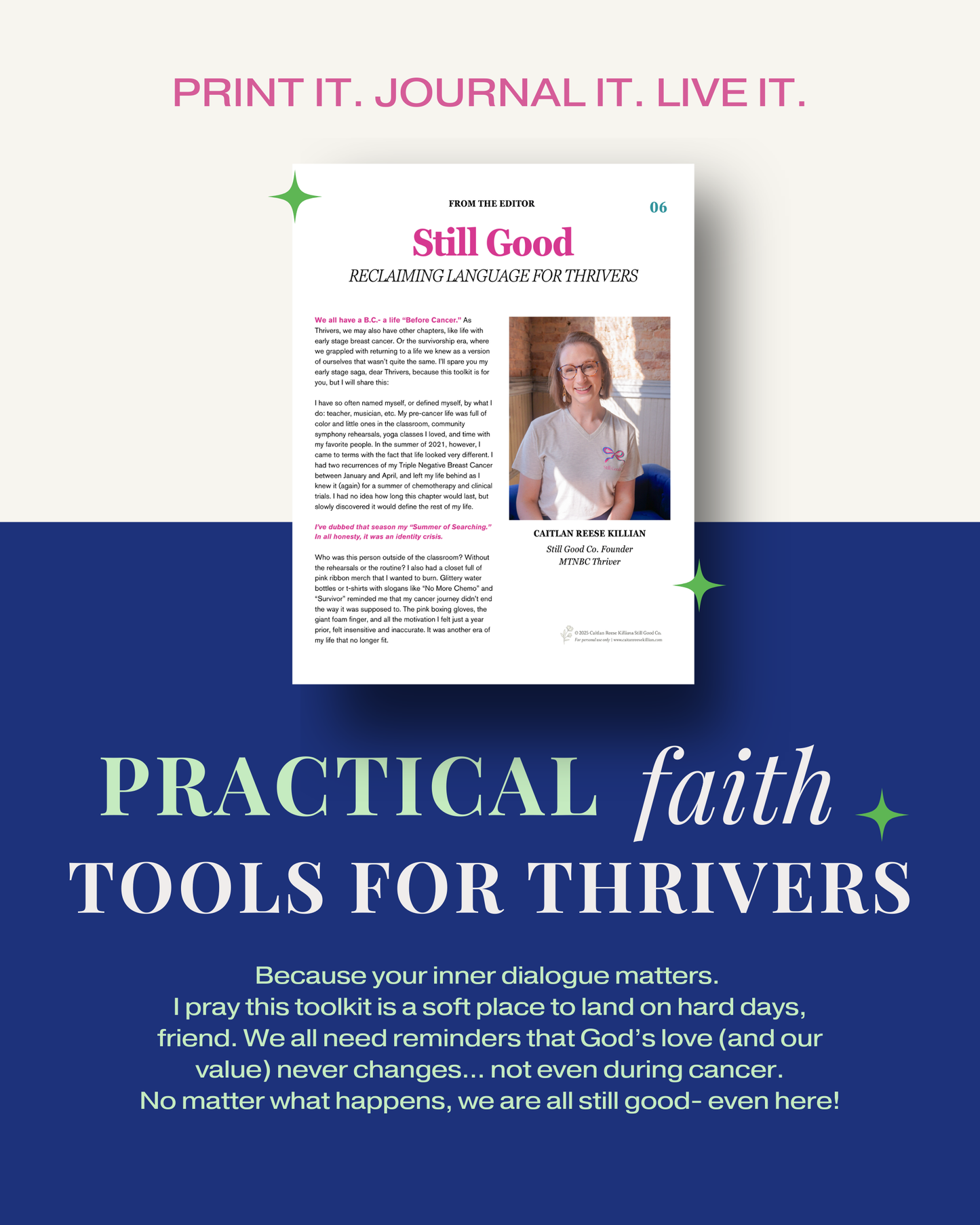 Thrivers Affirmation Toolkit: Language that Sees You
